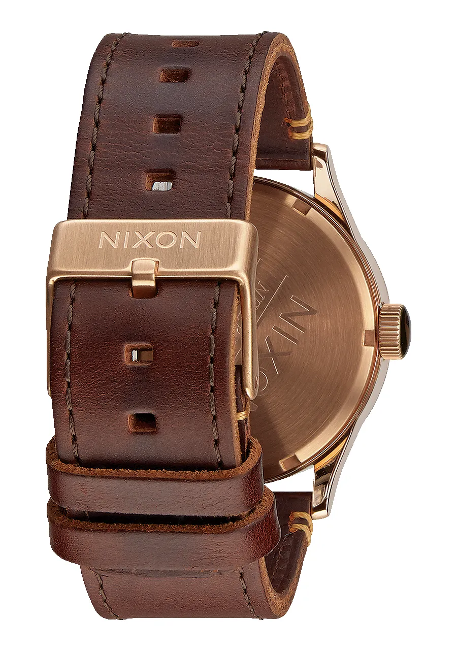 Sentry Leather - Rose Gold / Gunmetal / Brown sold by Nixon product image thumbnail 4