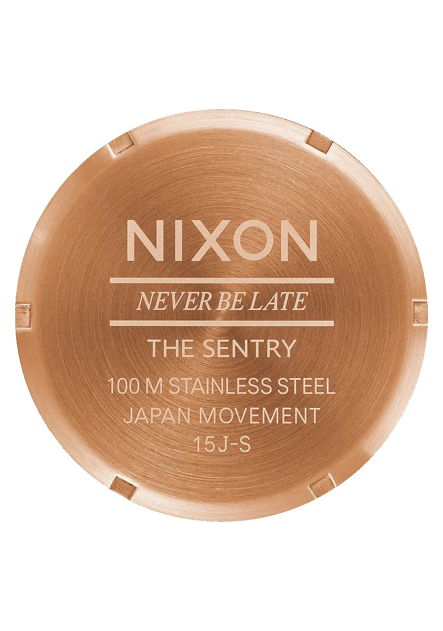 Sentry Leather - Rose Gold / Gunmetal / Brown sold by Nixon product image thumbnail 5