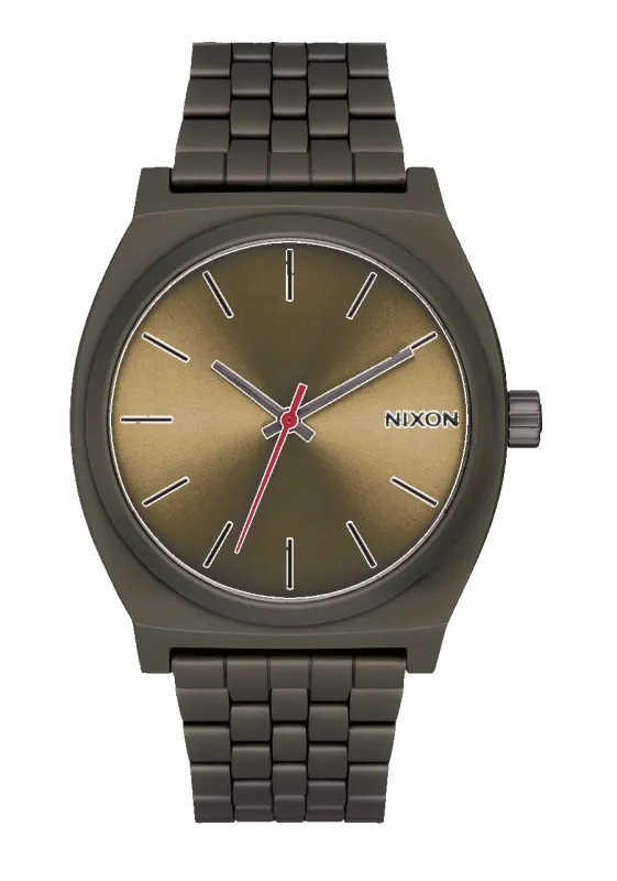 Time Teller - Dark Olive / Dark Olive sold by Nixon