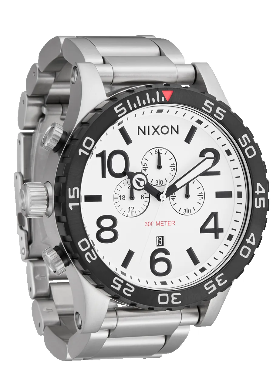 51-30 Chrono - Silver / White Lume sold by Nixon product image thumbnail 2