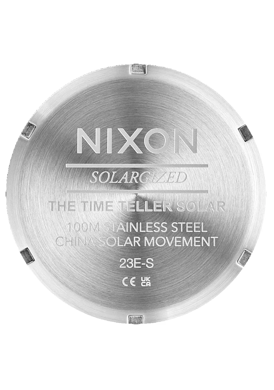 Time Teller Solar - Silver / White Lume sold by Nixon product image thumbnail 5