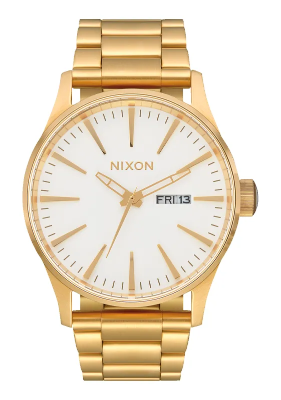 Sentry Stainless Steel - Gold / White sold by Nixon