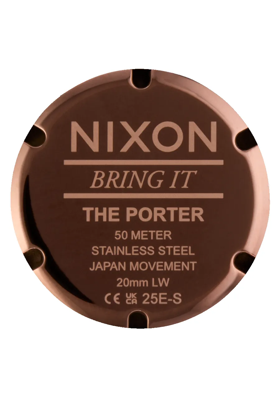 Porter Leather - Chocolate / Dark Roast / Brown sold by Nixon product image thumbnail 5