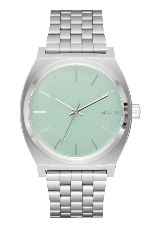 Time Teller - Silver / Pistachio sold by Nixon
