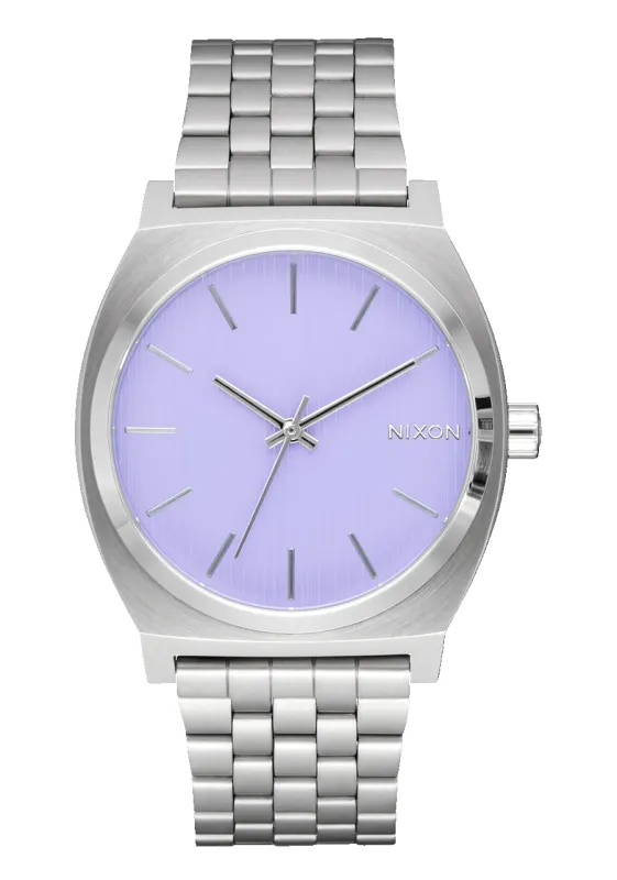 Time Teller - Silver / Lavender sold by Nixon