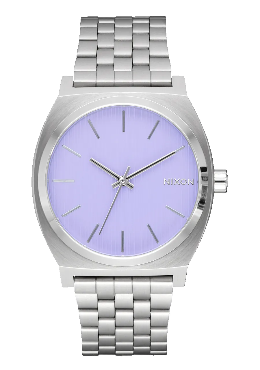 Time Teller - Silver / Lavender sold by Nixon