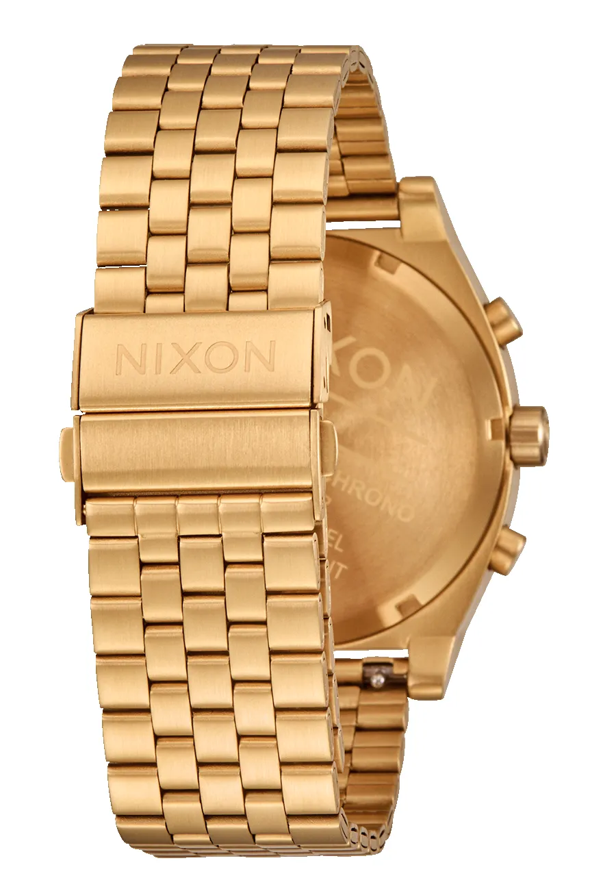 Time Teller Chrono - Gold / Green Sunray sold by Nixon product image thumbnail 4