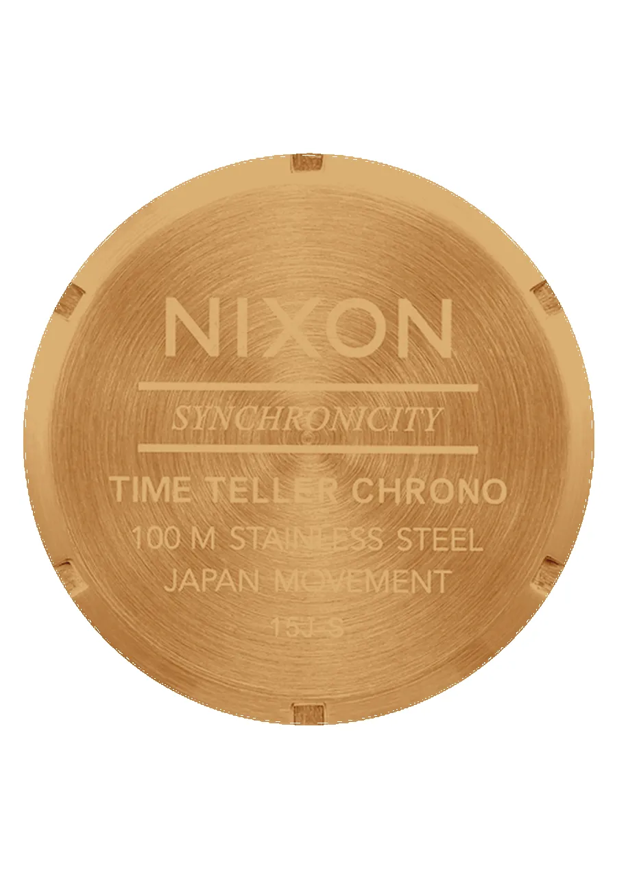 Time Teller Chrono - Gold / Green Sunray sold by Nixon product image thumbnail 5