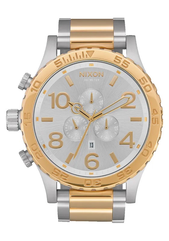 51-30 Chrono - Silver / Gold made by Nixon