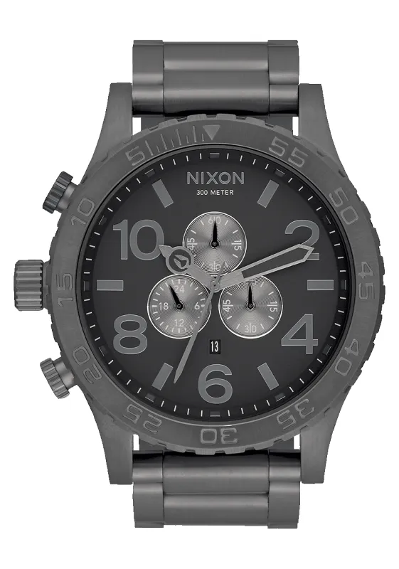 51-30 Chrono - All Gunmetal made by Nixon