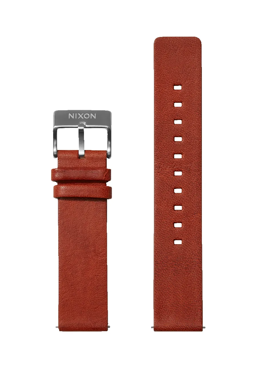 20mm Veg Tanned Leather Band - Brown sold by Nixon