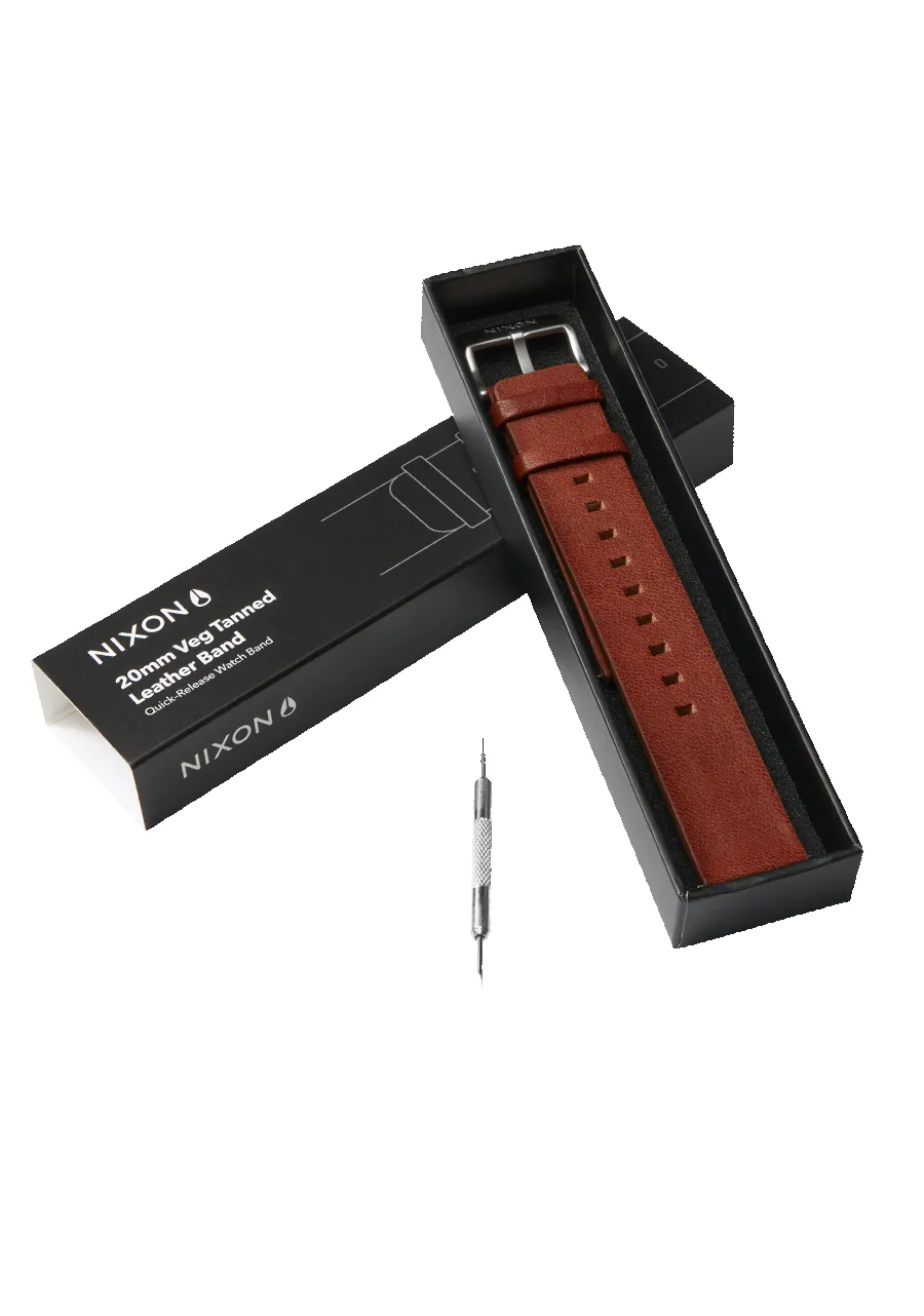 20mm Veg Tanned Leather Band - Brown sold by Nixon product image thumbnail 4