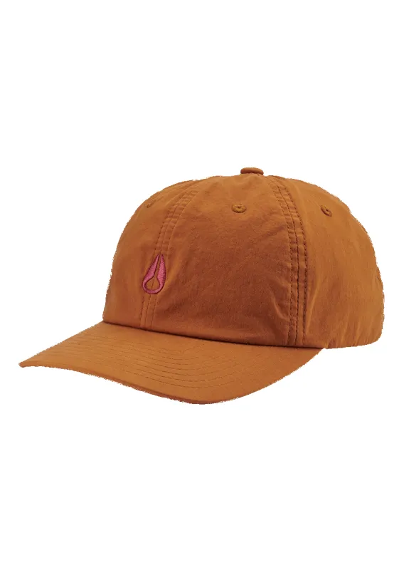 Agent Strapback Hat - Brown / Orchid made by Nixon