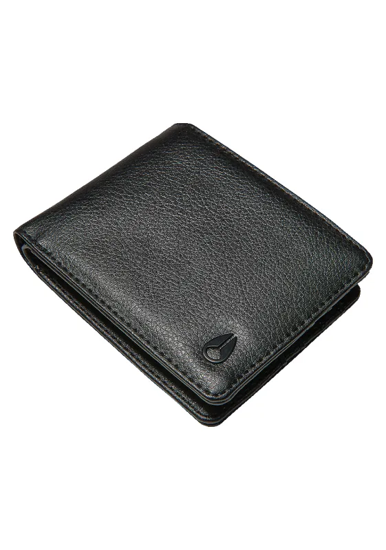 Pass Vegan Leather Wallet - Black sold by Nixon
