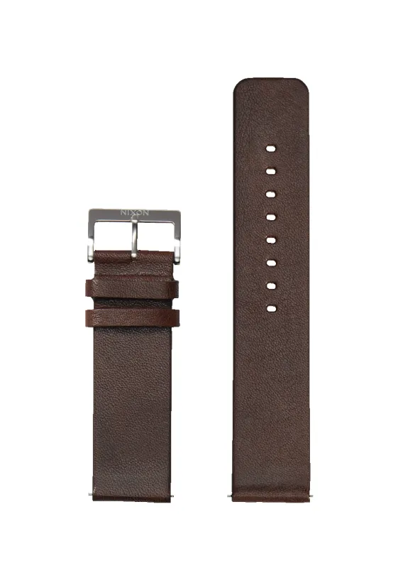 23mm Veg Tanned Leather Band - Brown made by Nixon
