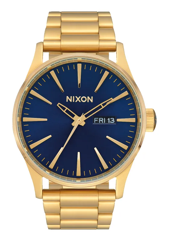 Sentry Stainless Steel - Gold / Blue Sunray / Gold made by Nixon