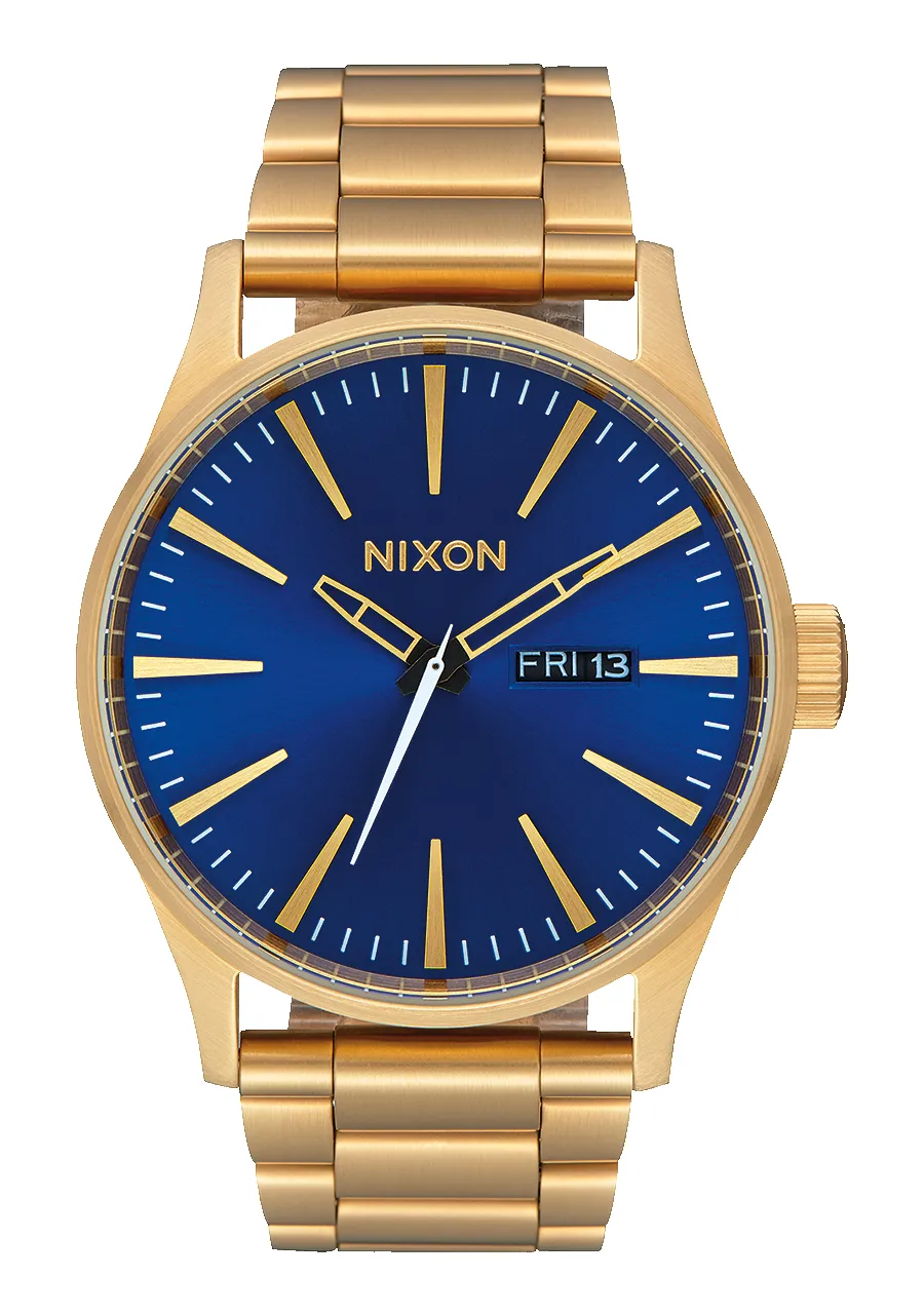 Sentry Stainless Steel - All Gold / Blue Sunray sold by Nixon