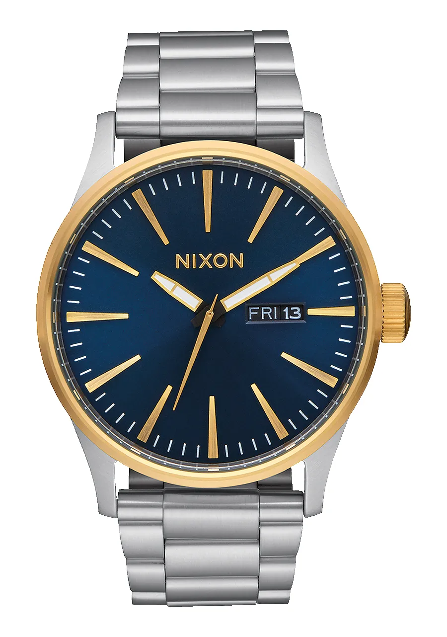 Sentry Stainless Steel - Gold / Blue Sunray sold by Nixon