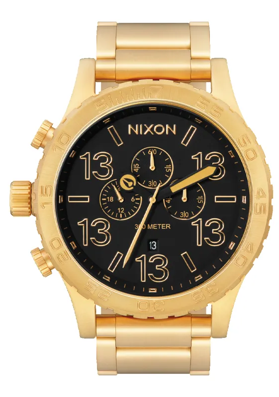 51-30 Chrono Friday the 13th Edition - All Gold made by Nixon