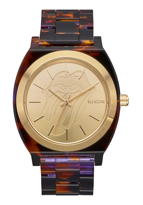 Rolling Stones Time Teller Acetate - Multi / Gold made by Nixon