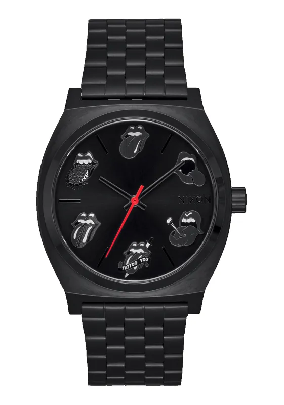 Rolling Stones Time Teller - All Black sold by Nixon
