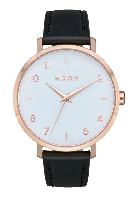 Arrow Leather - Rose Gold / White / Black made by Nixon