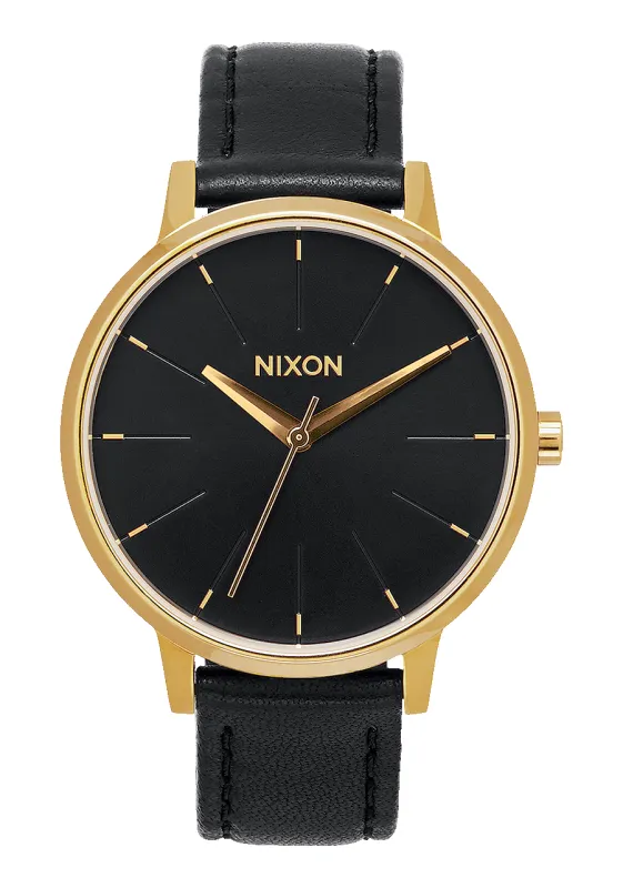 Kensington Leather - Gold / Black made by Nixon