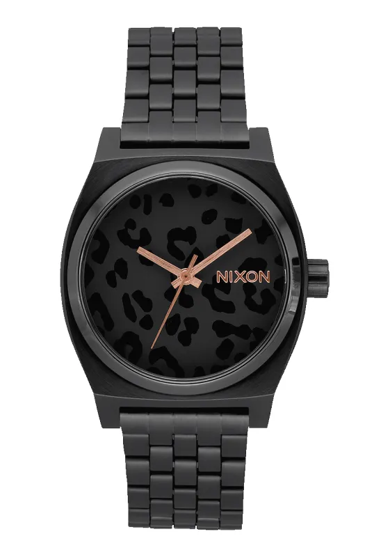 Time Teller - All Black / Cheetah made by Nixon