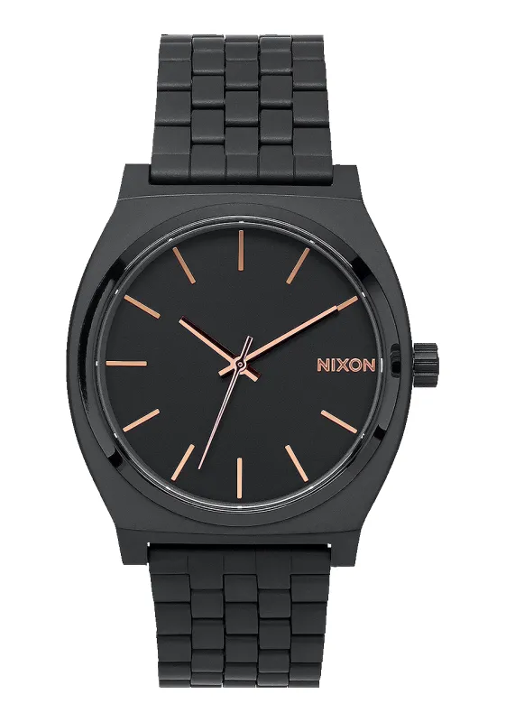 Time Teller - All Black / Rose Gold made by Nixon