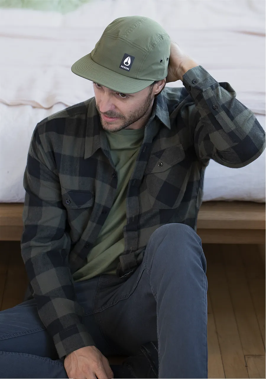 Mikey 5 Panel Hat - Olive sold by Nixon product image thumbnail 3