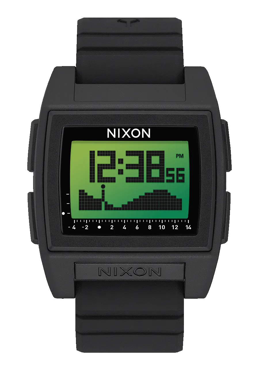 Base Tide Pro - Black / Green Positive sold by Nixon
