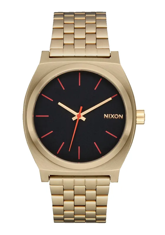 Time Teller - Yellow Gold / Black / Red made by Nixon