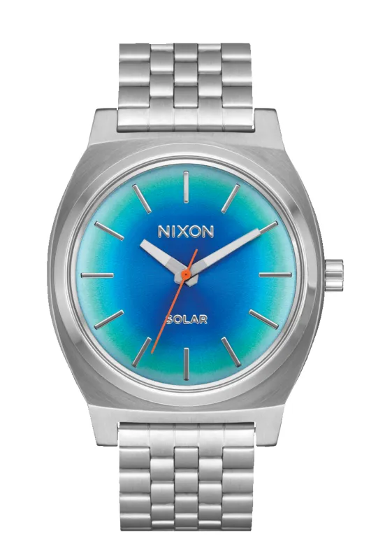 Time Teller Solar - Silver / Rainbow made by Nixon