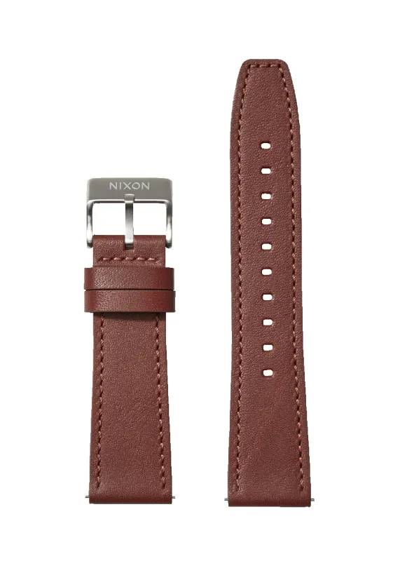 23mm Horween Leather Band - Brown made by Nixon