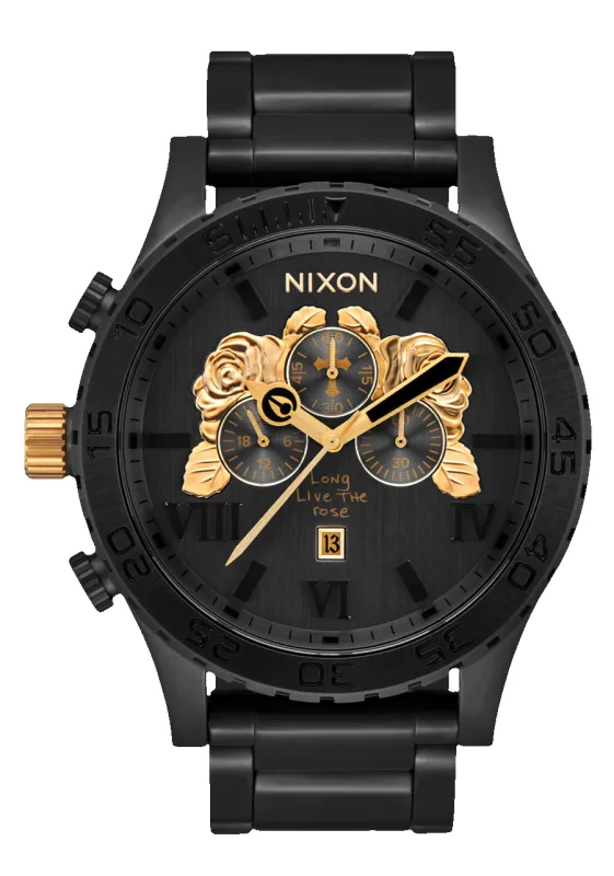 2PAC 51-30 - Black / Gold made by Nixon