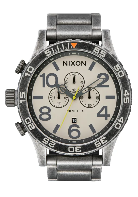 51-30 Chrono - Antique Silver / Pumice made by Nixon