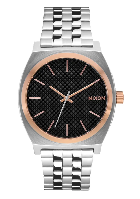 Time Teller - Silver / Rose Gold / Black made by Nixon