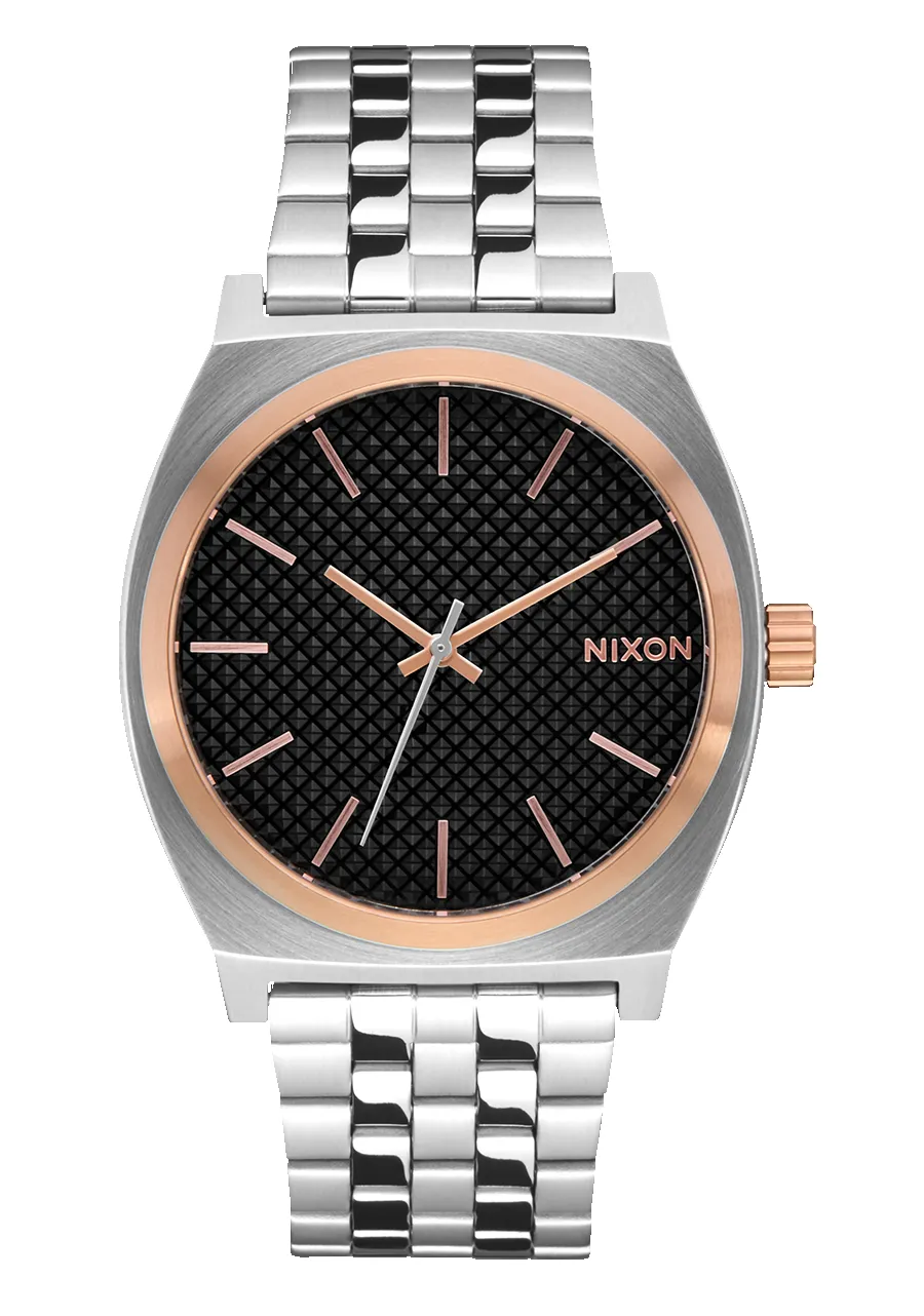 Time Teller - Silver / Rose Gold / Black sold by Nixon