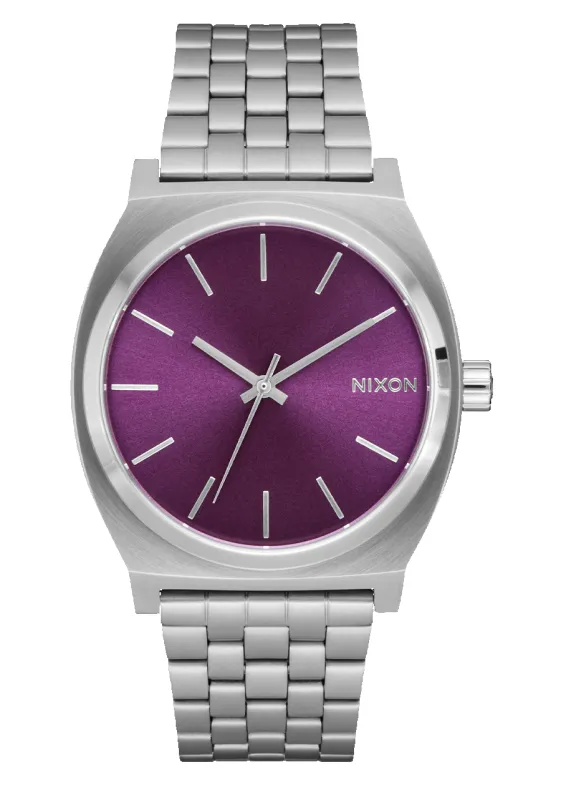 Time Teller - Silver / Purple Sunray made by Nixon