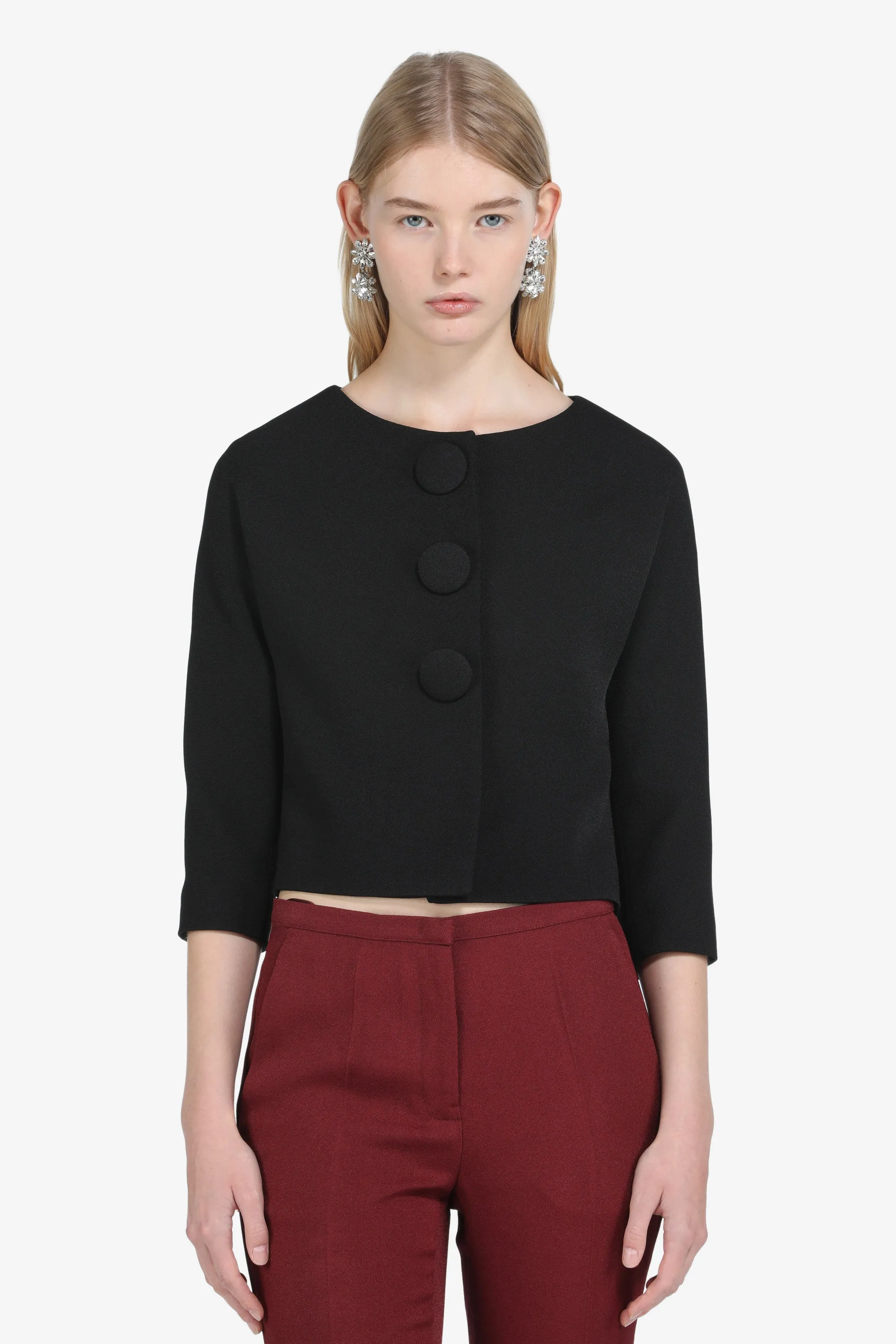 Blazer cropped monopetto sold by No. 21