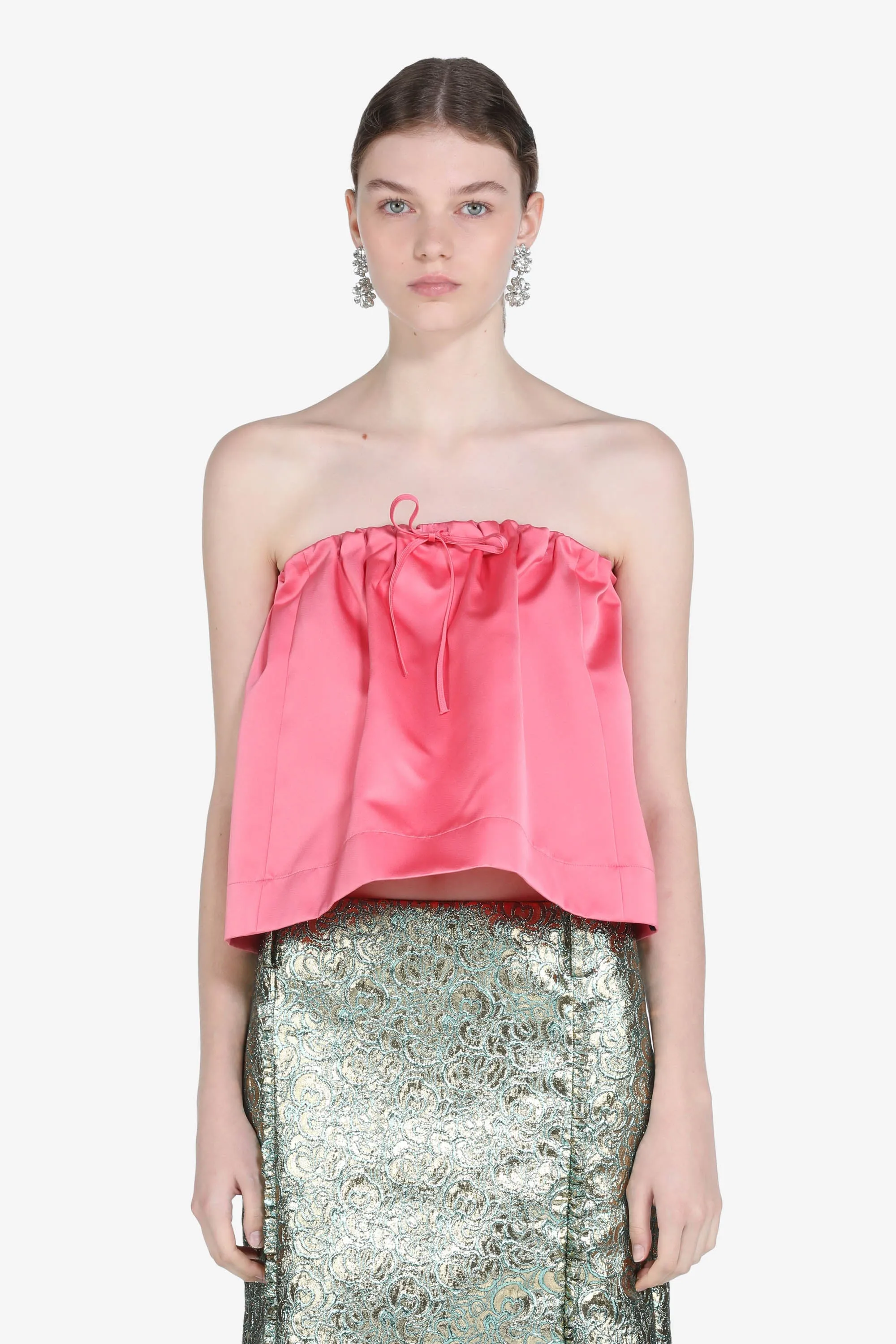 Top senza spalline in taffetà sold by No. 21