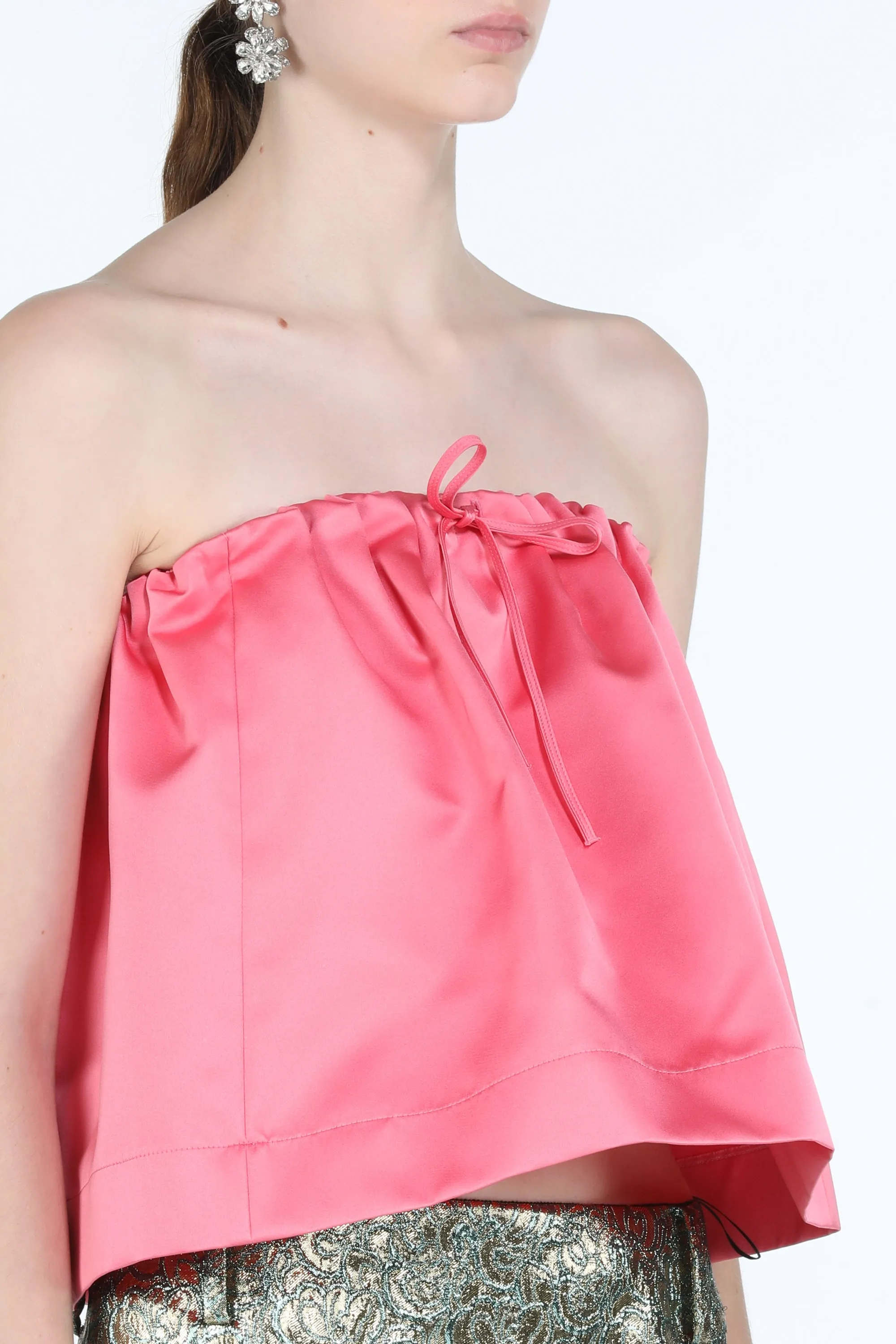 Top senza spalline in taffetà sold by No. 21 product image thumbnail 5