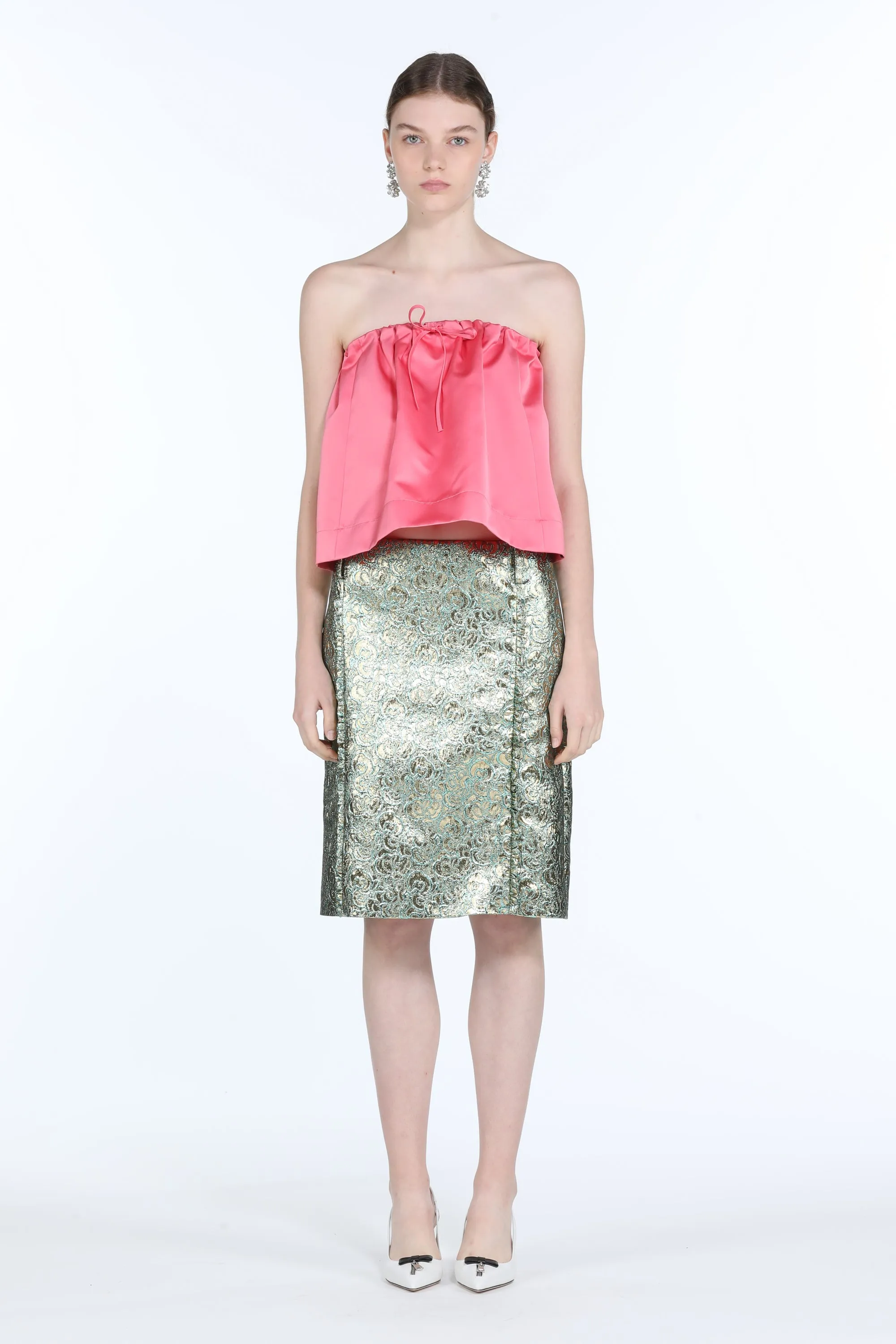 Top senza spalline in taffetà sold by No. 21 product image thumbnail 4