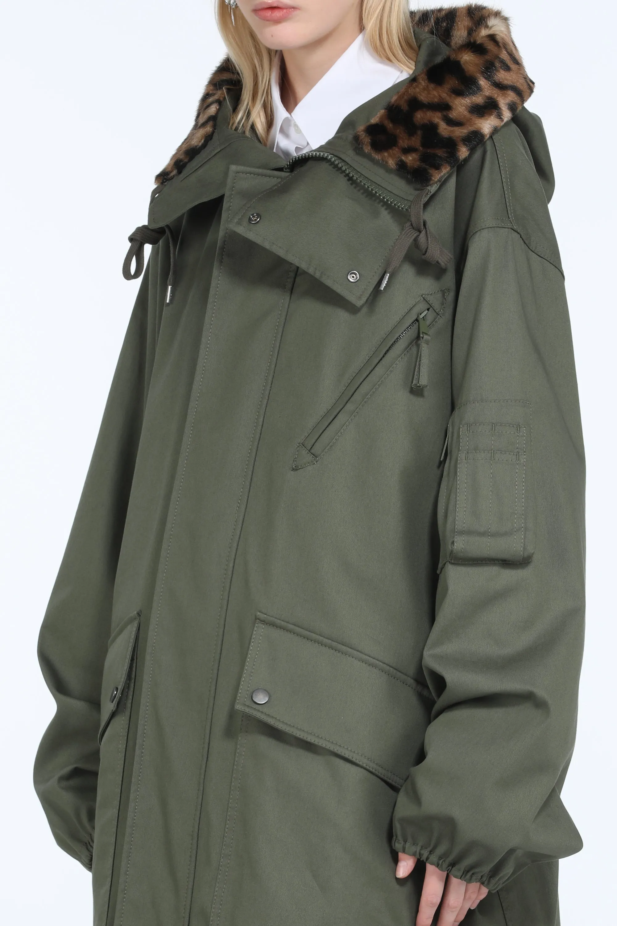 Giacca con cappuccio e colletto a contrasto sold by No. 21 product image thumbnail 5