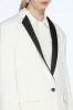Blazer con revers a contrasto sold by No. 21