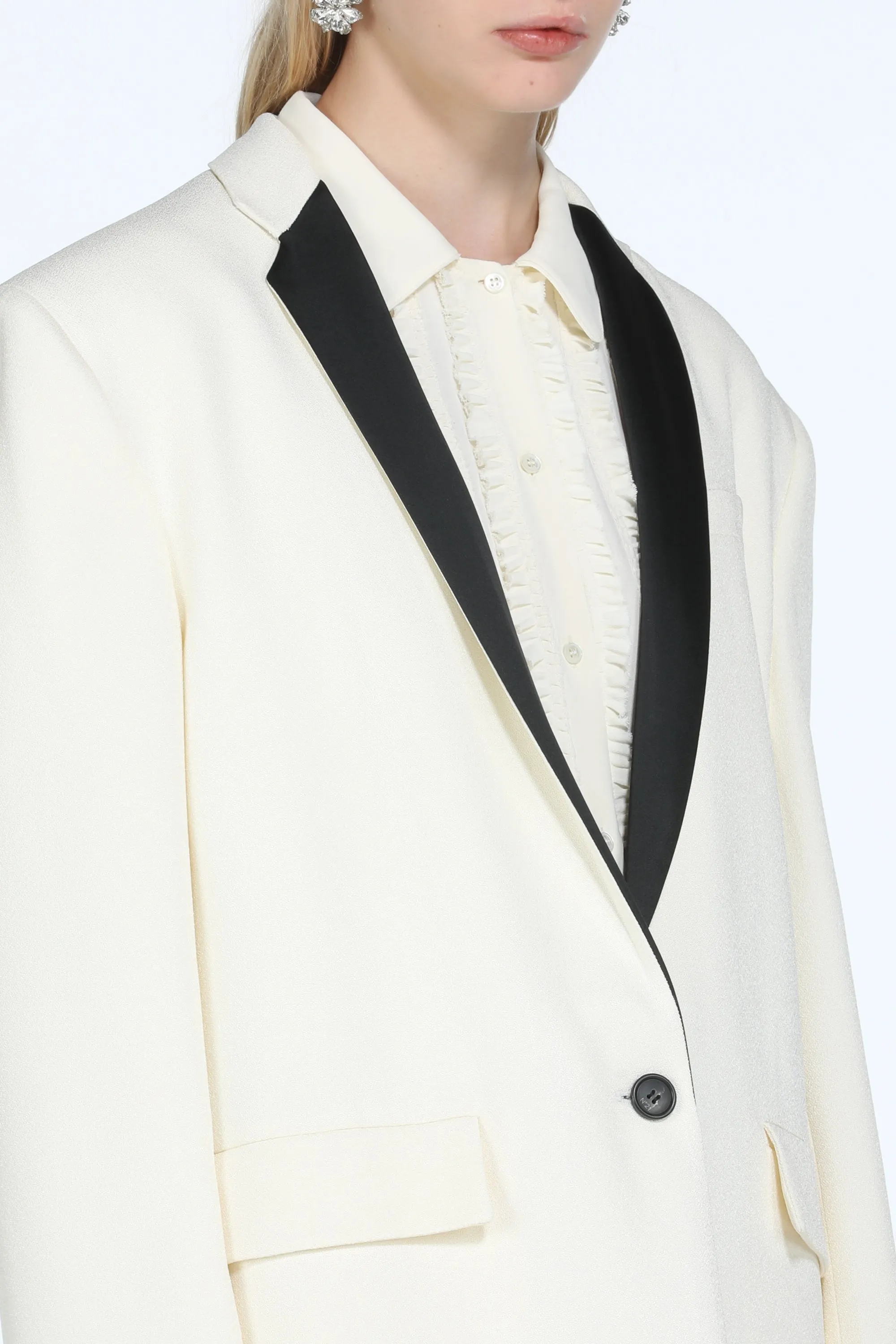 Blazer con revers a contrasto sold by No. 21 product image thumbnail 5