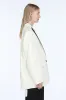 Blazer con revers a contrasto sold by No. 21