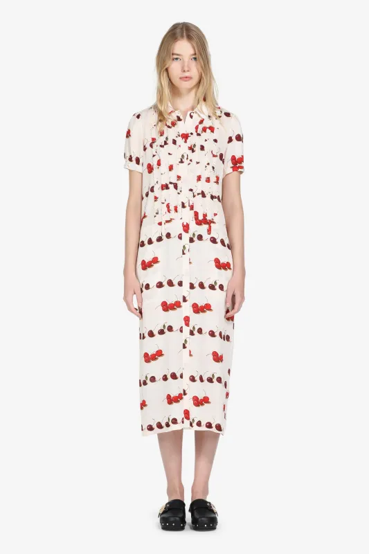 Abito chemisier con ciliegie sold by No. 21