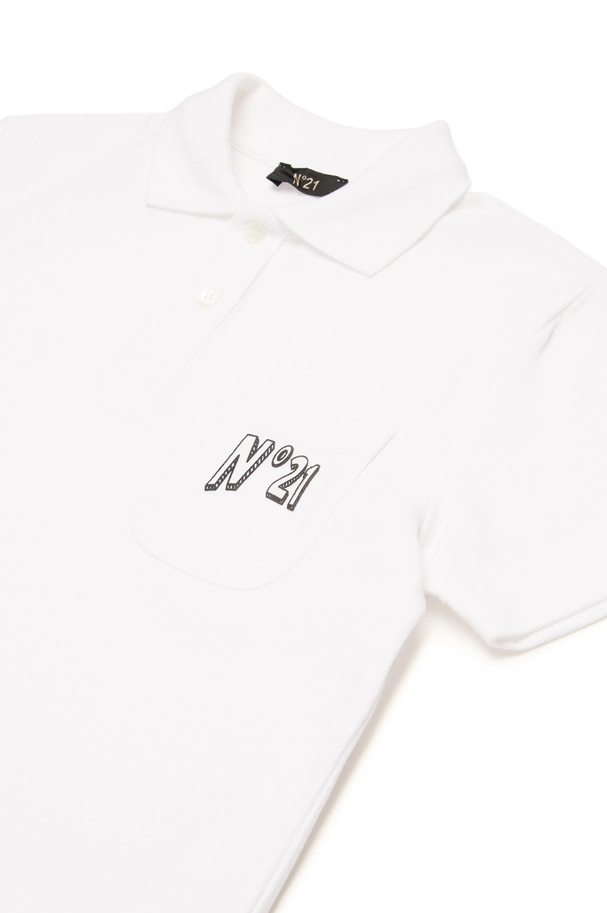 Polo in Cotone con Logo sold by No. 21 product image thumbnail 3