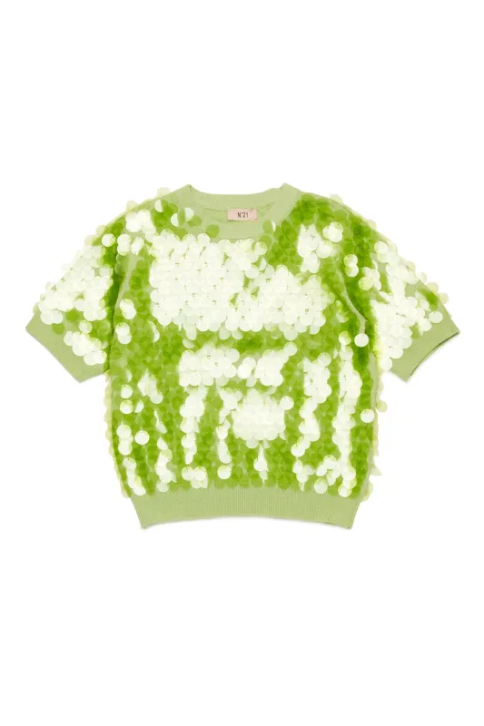 Top in Maglia con Paillettes sold by No. 21